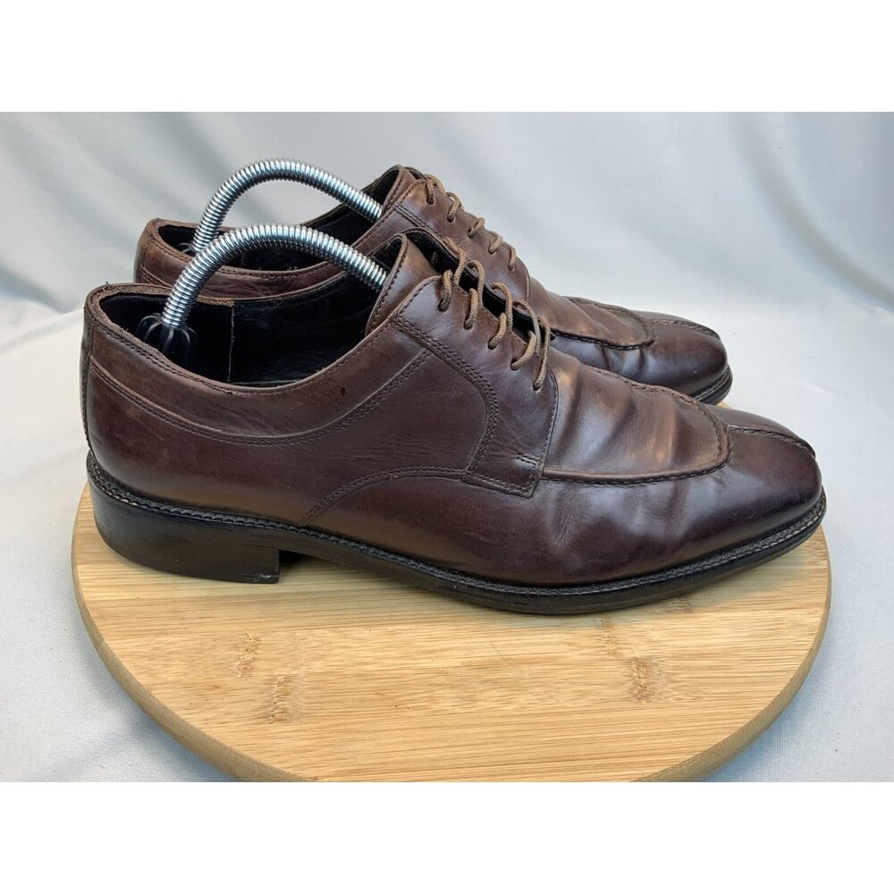 Cole Haan Oxford 11M Mens City Leather Split Toe Leather Brown